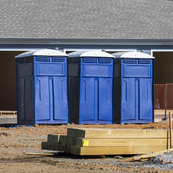 are there any additional fees associated with porta potty delivery and pickup in New Falcon TX